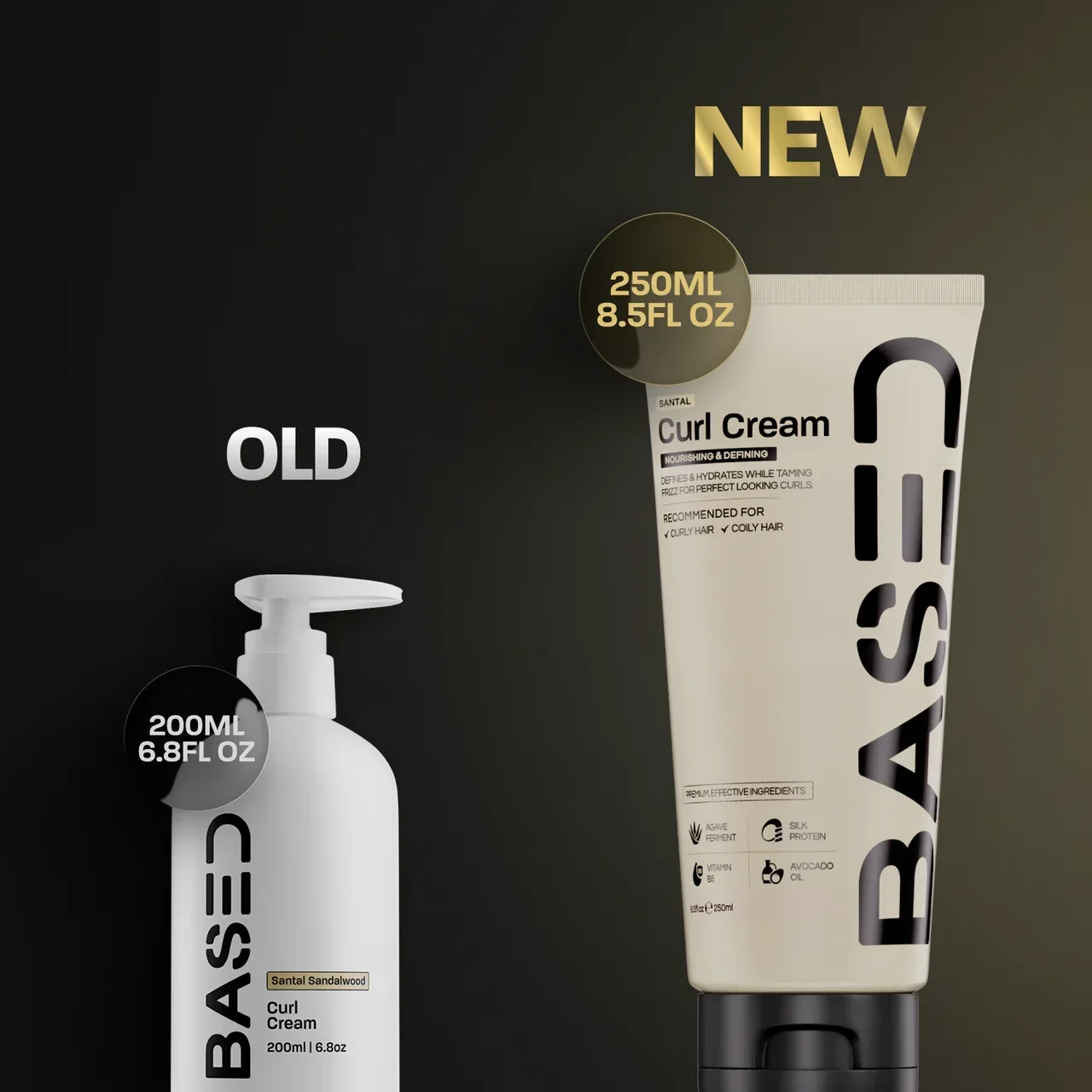BASED Curl Cream Product Detail Close-Up