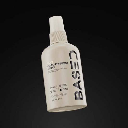 BASED Curl Refresh Spray - Natural Curl Care Product for Men