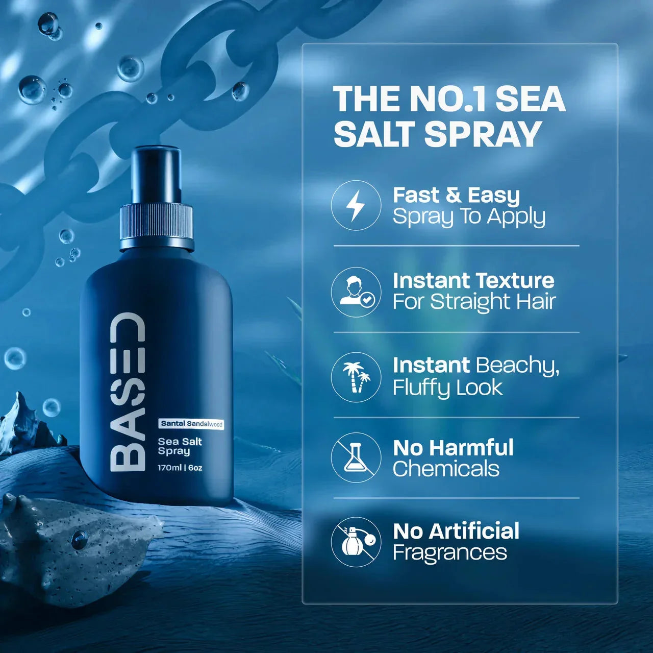 BASED Sea Salt Spray Ingredients and Benefits